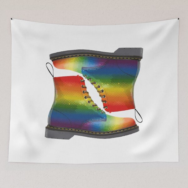 Item preview, Pride Boots By Bent Sentiments gay lesbian interest rainbow pride docs designed and sold by bentsentiments.