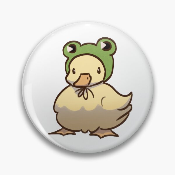 Item preview, Baby duck with frog hat designed and sold by Vanillart5.