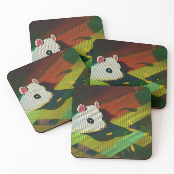 Item preview, Colorful Abstract Hamster 8-bit Pixel Art designed and sold by PixelDripped.