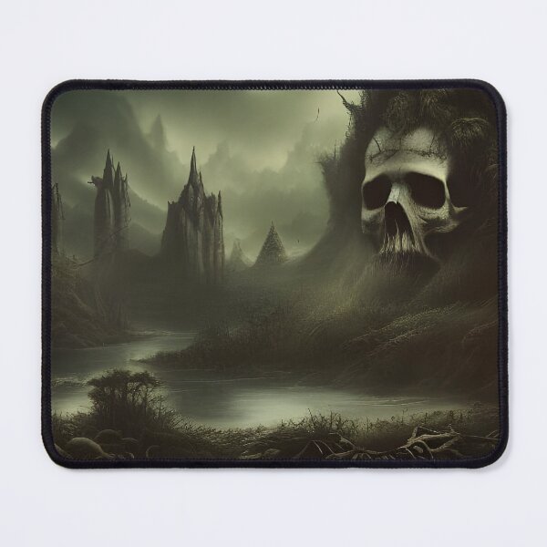Item preview, Skull In The Undergrowth designed and sold by Ink Art Design.