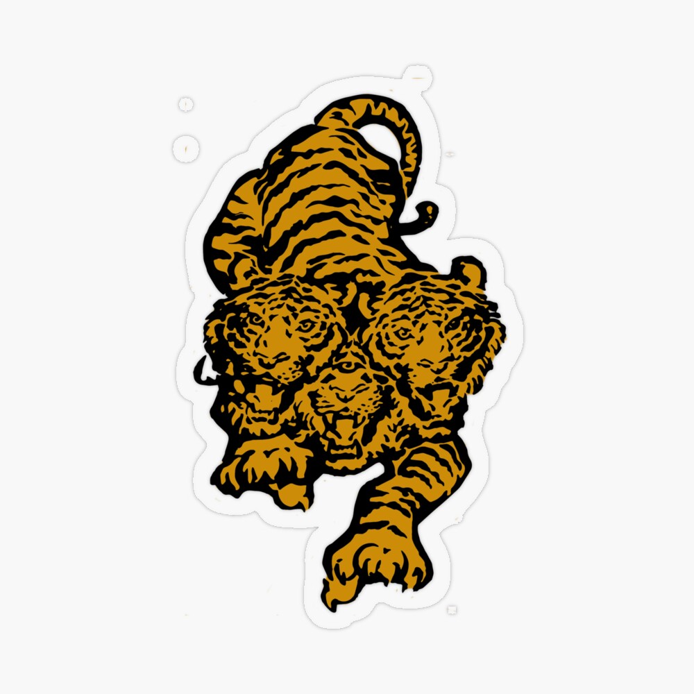 Tiger Tournament - Tiger Cerberus Art Board Print for Sale by