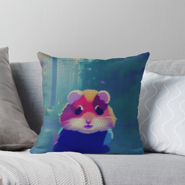 Item preview, Colorful Abstract Hamster 8-bit Pixel Art designed and sold by PixelDripped.
