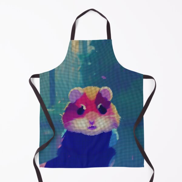 Item preview, Colorful Abstract Hamster 8-bit Pixel Art designed and sold by PixelDripped.