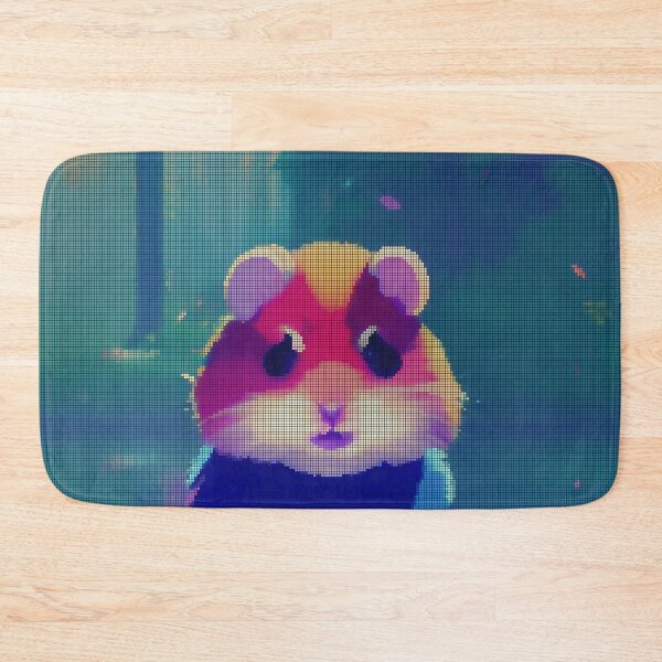 Item preview, Colorful Abstract Hamster 8-bit Pixel Art designed and sold by PixelDripped.