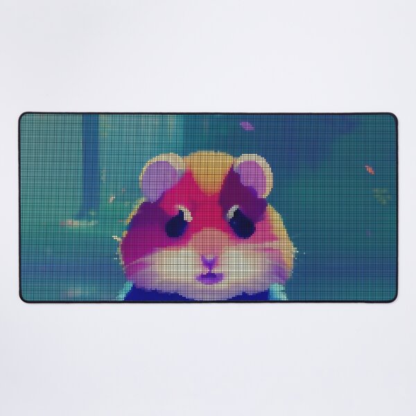 Item preview, Colorful Abstract Hamster 8-bit Pixel Art designed and sold by PixelDripped.