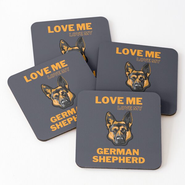 Item preview, Love me  and love my german shepherd designed and sold by ZubiyaArt.