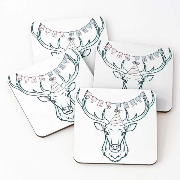Item preview, Stag Party Art designed and sold by KatsCanvas.