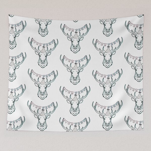 Item preview, Stag Party Art designed and sold by KatsCanvas.
