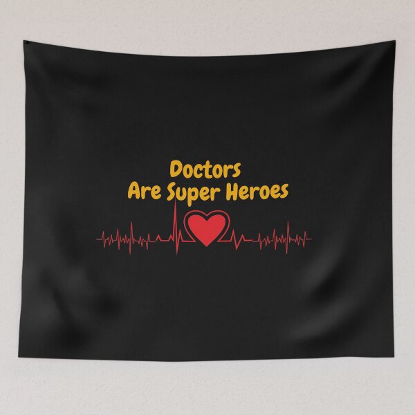 Item preview,  Doctors Are Super Heroes - Heroes in White Coats - On A Mission designed and sold by Chromatic-Art.