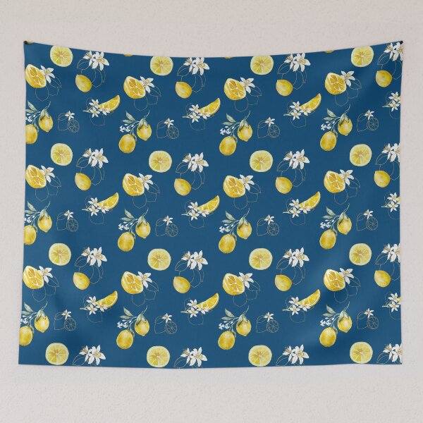 Item preview, Limoncello in Dark Cerulean designed and sold by B0NJ0Y.