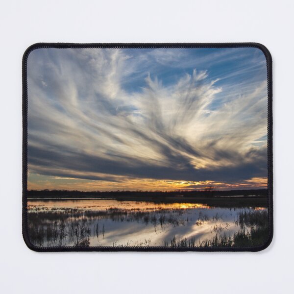 Item preview, Dramatic clouds and reflection at sunset designed and sold by Nina-Nelson.