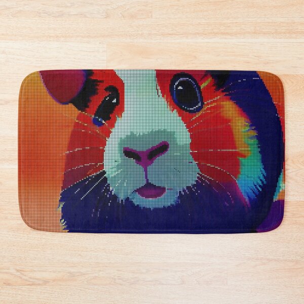 Item preview, Colorful Abstract Guinea Pig 8-bit Pixel Art designed and sold by PixelDripped.