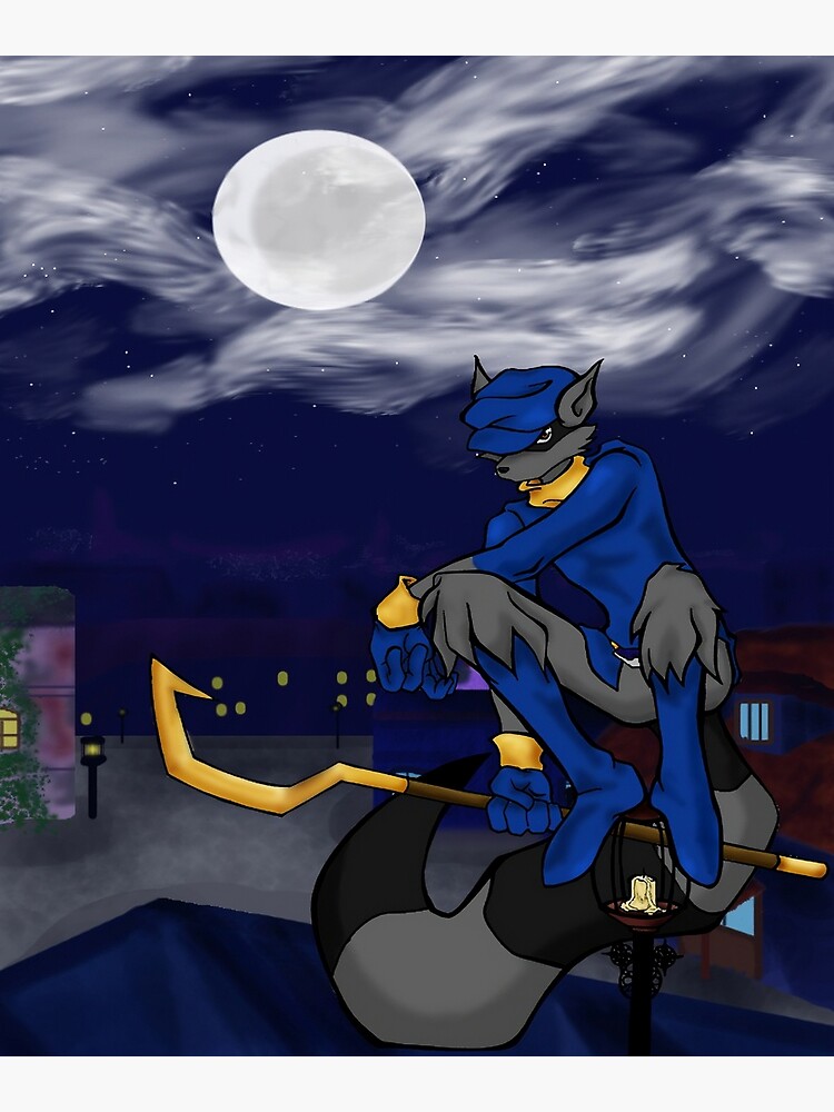 Sly Cooper Artwork Playstation Poster Premium Semi-glossy 