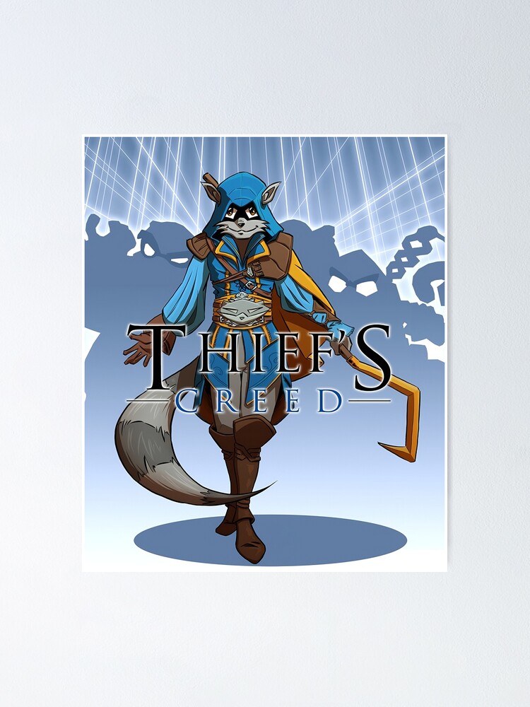 Sly Cooper Artwork Playstation Poster Premium Semi-glossy 