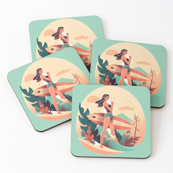 Item preview, Surfer Woman 4 - Surfer Girl 4 designed and sold by Paninato.