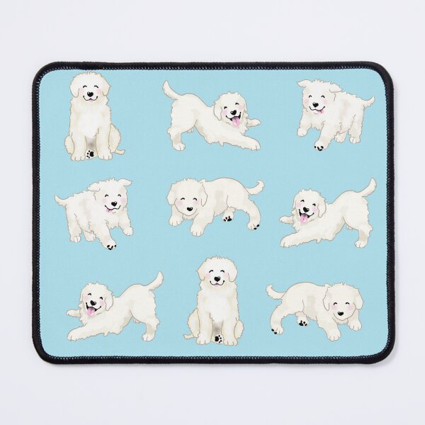 Item preview, Cute Maremma Puppies - Blue designed and sold by BlossomCreative.