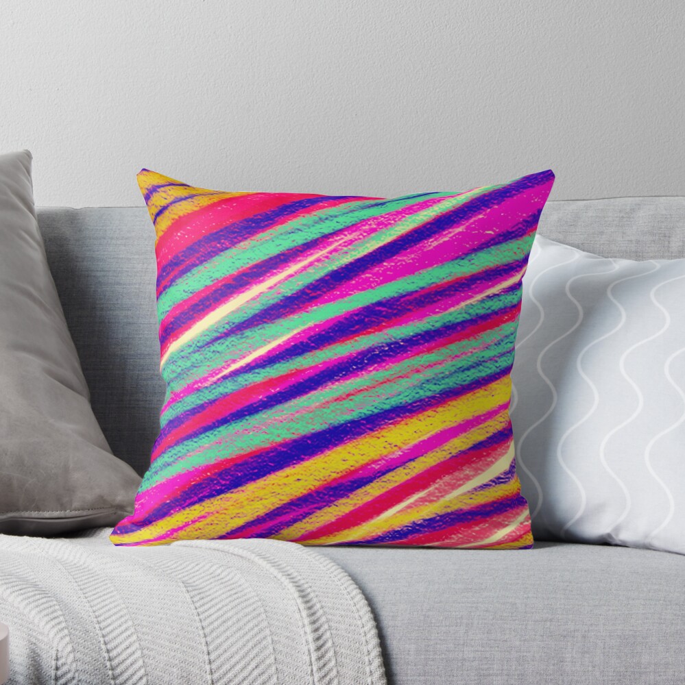 Rainbow Dream Throw Pillow