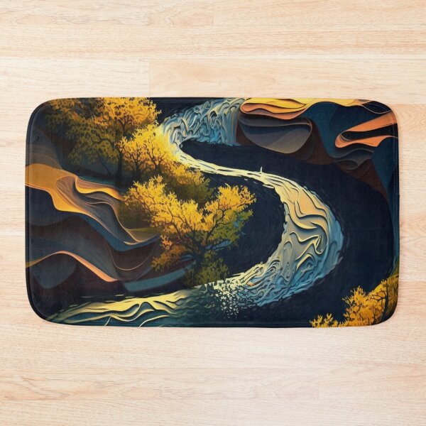 Item preview, river abstract designed and sold by shokA Design.