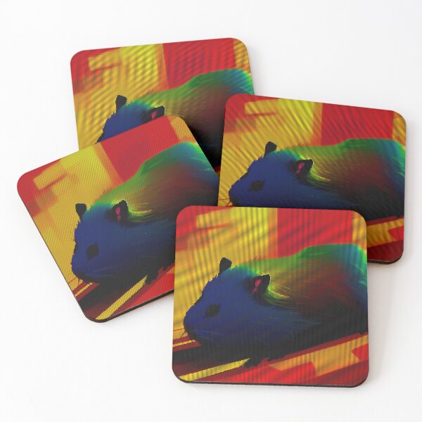 Item preview, Colorful Abstract Guinea Pig 8-bit Pixel Art designed and sold by PixelDripped.