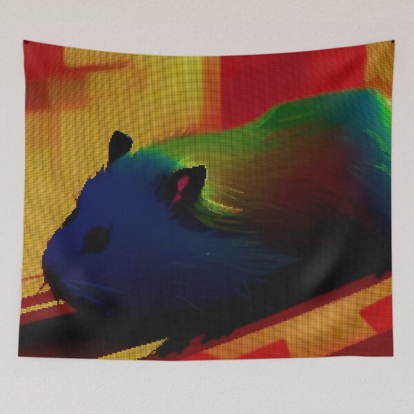 Item preview, Colorful Abstract Guinea Pig 8-bit Pixel Art designed and sold by PixelDripped.