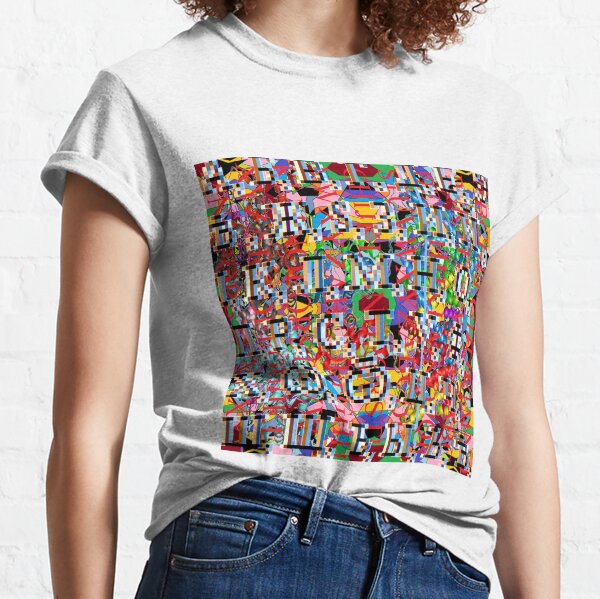 Motley chaotic pattern, Chaos, Motley, chaotic, pattern  Classic T-Shirt