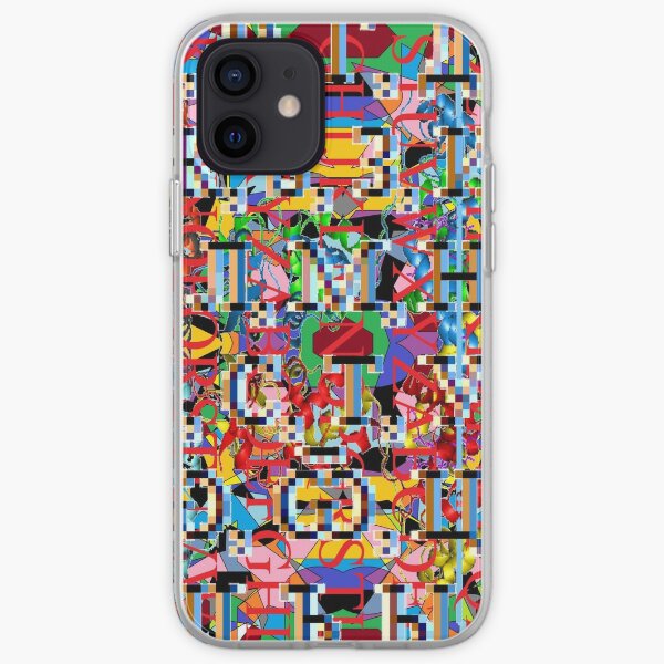 Motley chaotic pattern, Chaos, Motley, chaotic, pattern  iPhone Soft Case