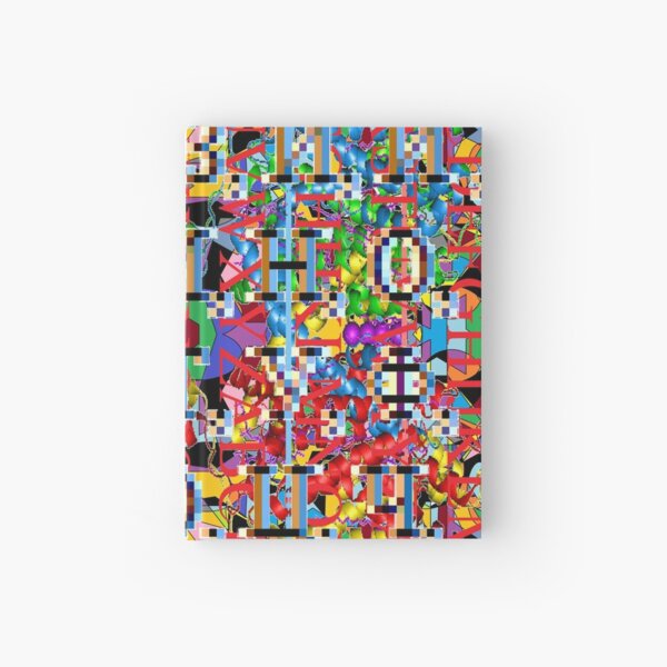 Motley chaotic pattern, Chaos, Motley, chaotic, pattern  Hardcover Journal