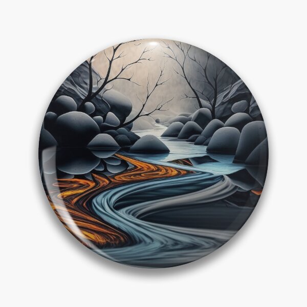 Item preview, river abstract designed and sold by shokA Design.