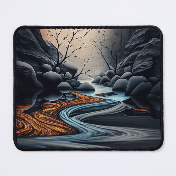 Item preview, river abstract designed and sold by shokA Design.