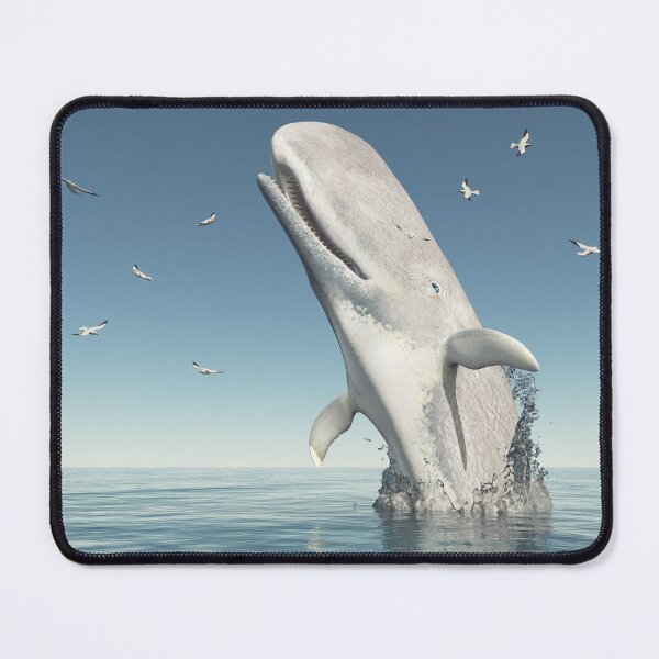 Item preview, Emerging sperm whale and seagulls designed and sold by MIRO3D.