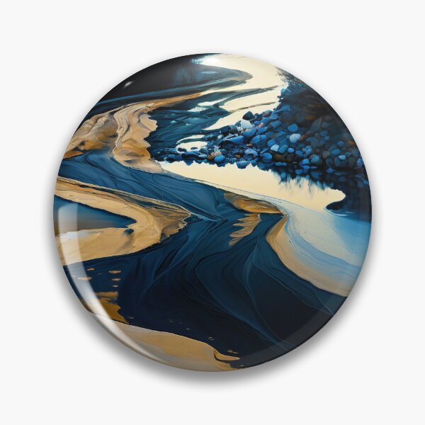 Item preview, river abstract designed and sold by shokA Design.
