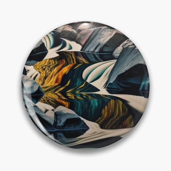 Item preview, river abstract designed and sold by shokA Design.
