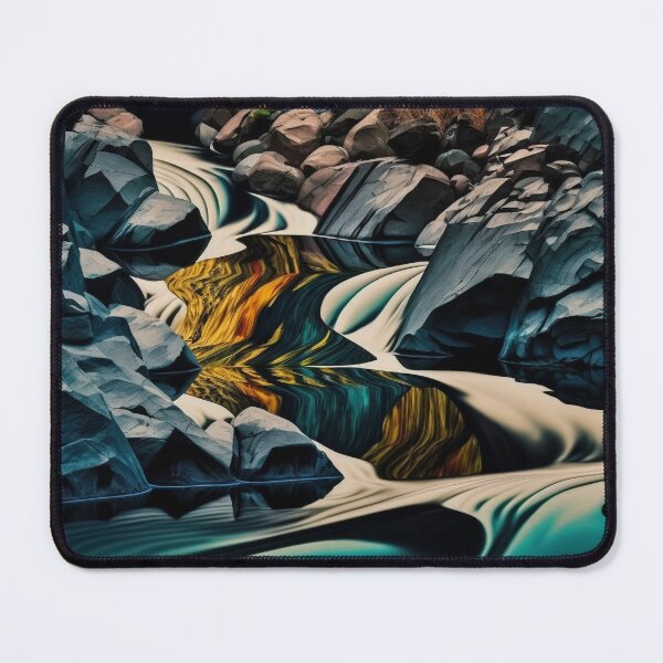 Item preview, river abstract designed and sold by shokA Design.