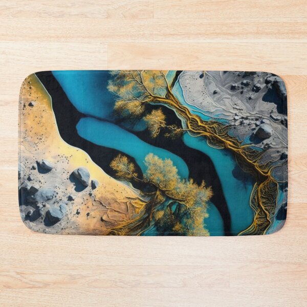 Item preview, river abstract designed and sold by shokA Design.