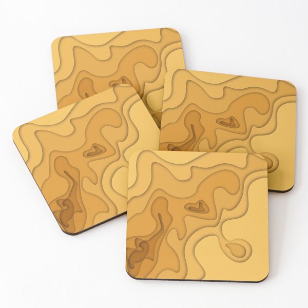 Item preview, Yellow paper cut pattern designed and sold by SoykAart.