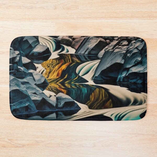 Item preview, river abstract designed and sold by shokA Design.