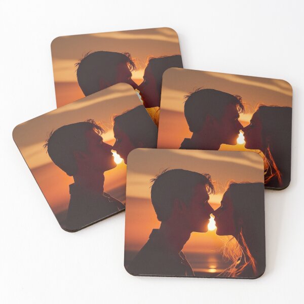 Item preview, Color print of a couple in love at sunset designed and sold by printposters.