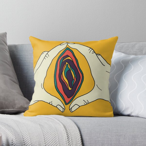 Vagina Vulva Art Dekokissen