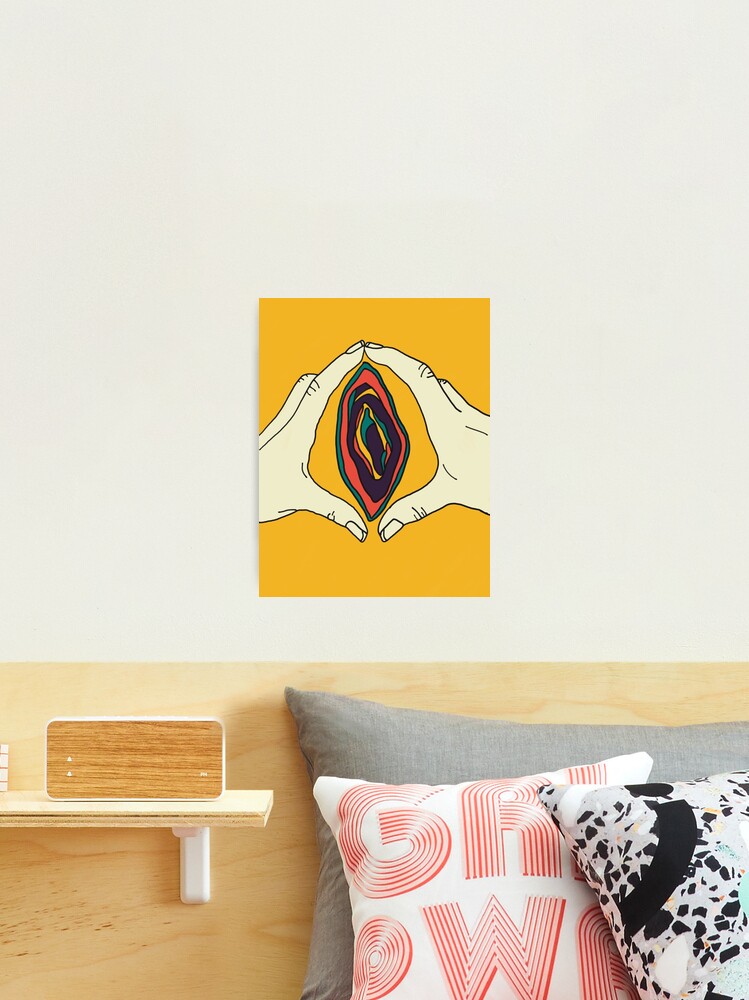 Thumbnail 2 of 3, Photographic Print, Vagina Vulva Art designed and sold by laurenkaye.