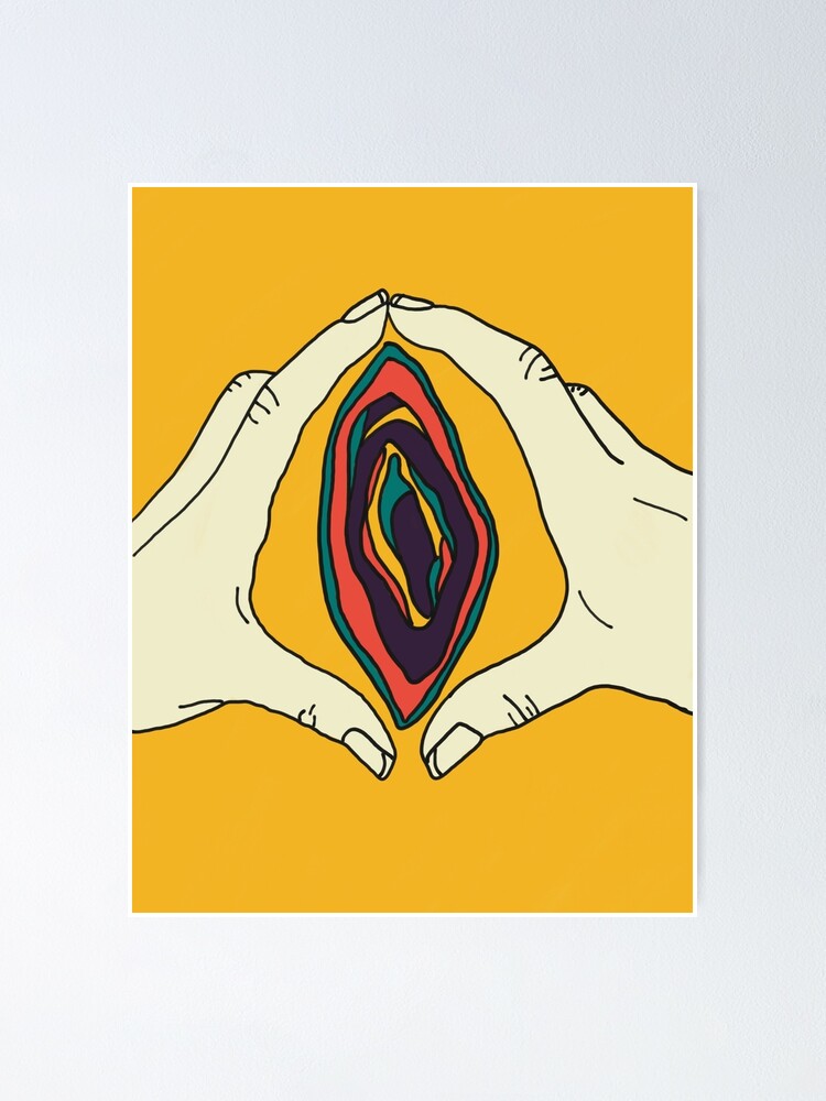 Alternate view of Vagina Vulva Art Poster