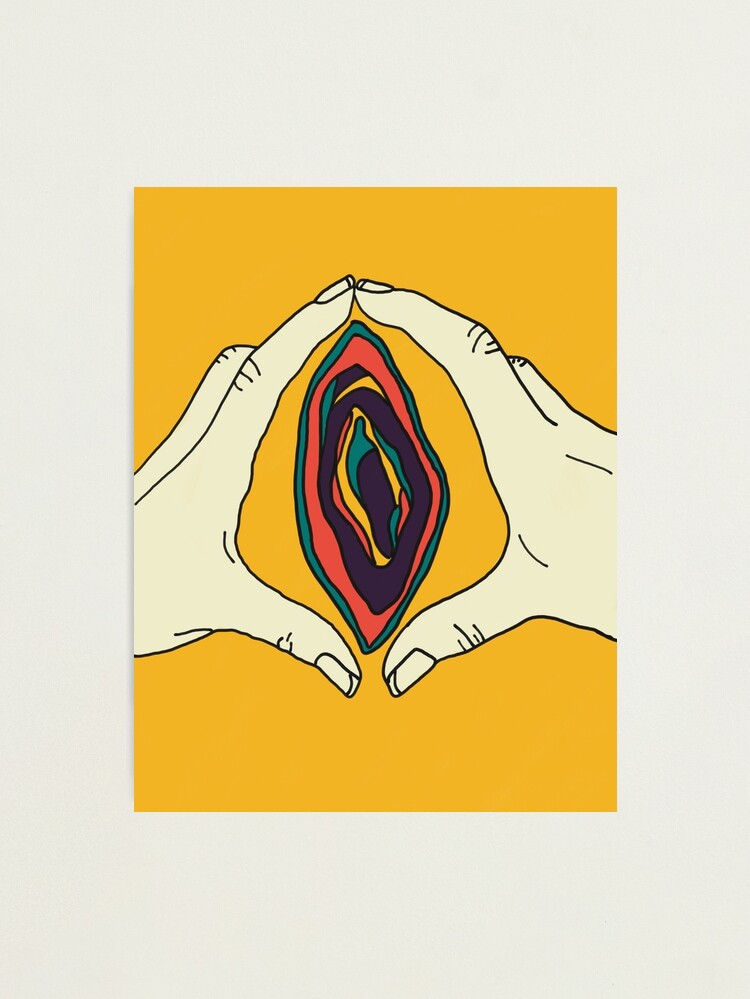 Thumbnail 1 of 3, Photographic Print, Vagina Vulva Art designed and sold by laurenkaye.