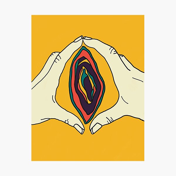 Item preview, Vagina Vulva Art designed and sold by Laur Kaye.