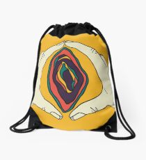 Vagina Vulva Art Drawstring Bag