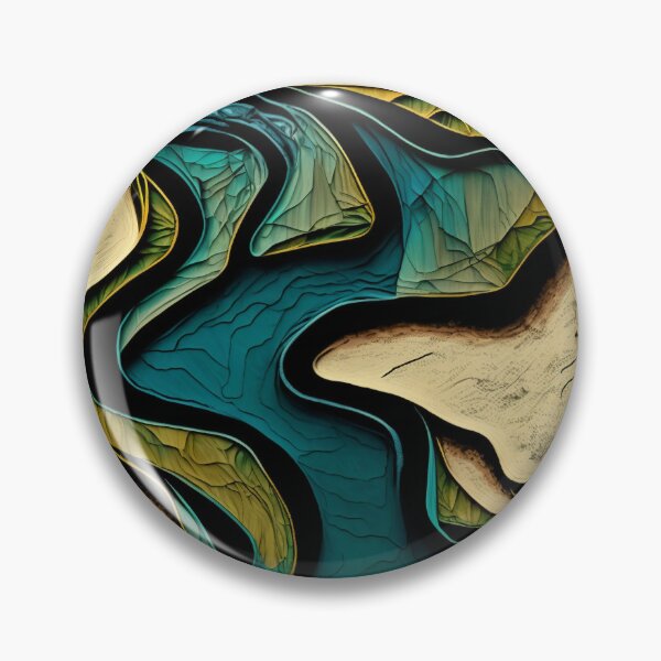 Item preview, river abstract designed and sold by shokA Design.