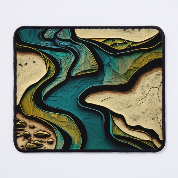 Item preview, river abstract designed and sold by shokA Design.