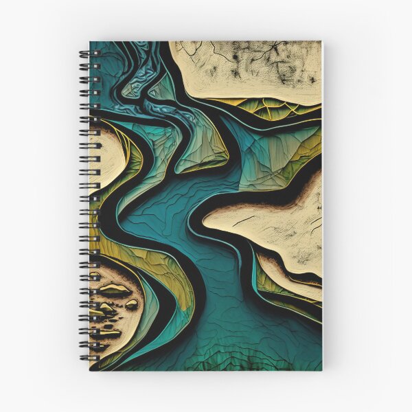 Item preview, river abstract designed and sold by shokA Design.