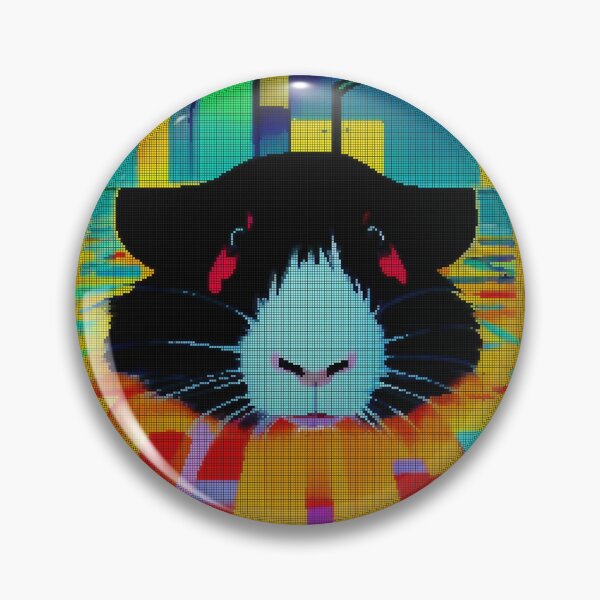 Item preview, Colorful Abstract Guinea Pig 8-bit Pixel Art designed and sold by PixelDripped.