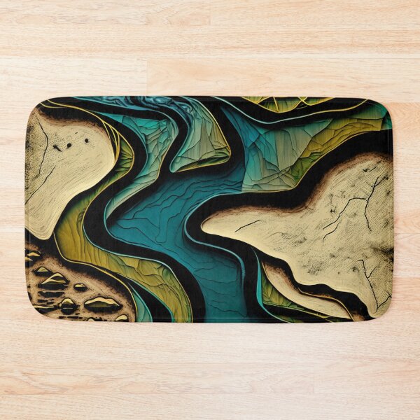 Item preview, river abstract designed and sold by shokA Design.