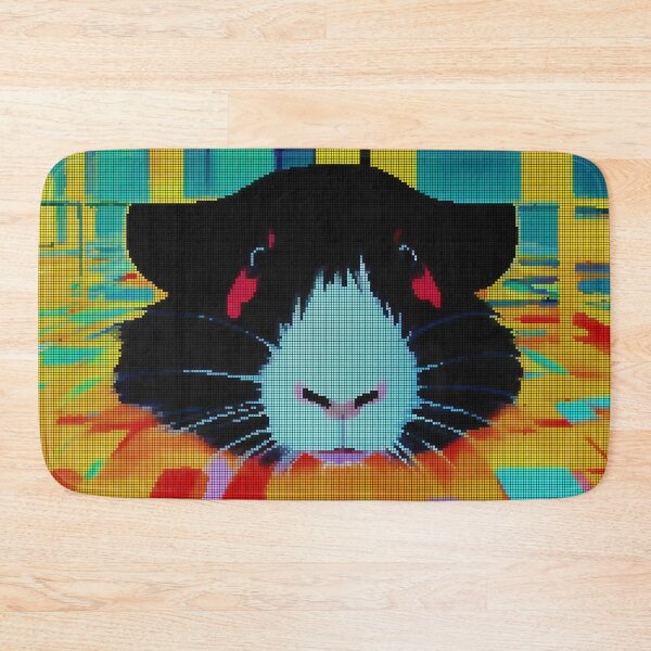 Item preview, Colorful Abstract Guinea Pig 8-bit Pixel Art designed and sold by PixelDripped.