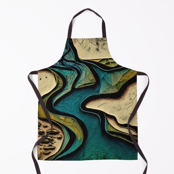 Item preview, river abstract designed and sold by shokA Design.